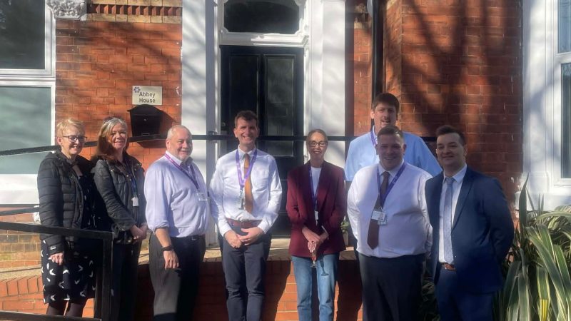 Care And Commissioners Outside Portrait